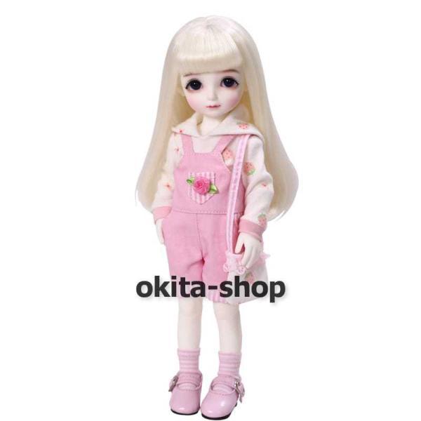 bjd 1/6 球体関節人形 bjdドール 人形 ドール dolls 人形ベッド+ドールボディ可動ボディ ドール本体 ノーマル肌色 ヌード人形 顔メイクあり_5