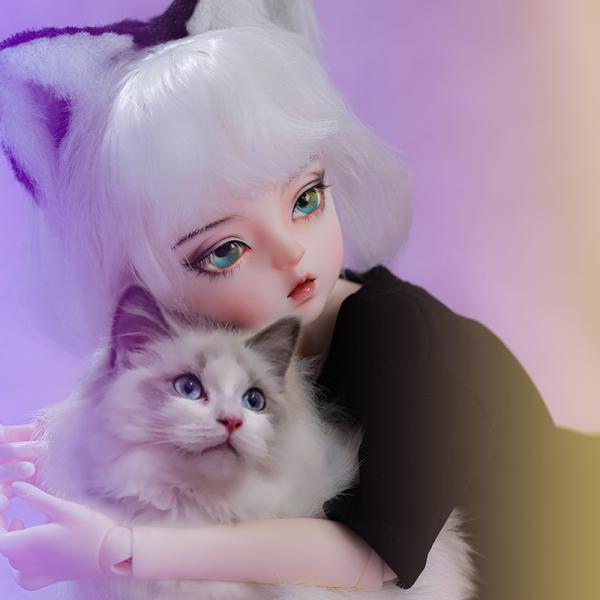 1/4 BJD 球体関節人形 ドール BJD人形　ドール可動フィギュア 人形本体のみ 顔メイク 女の子 誕生日 プレゼント 女の子への最高のプレゼント 