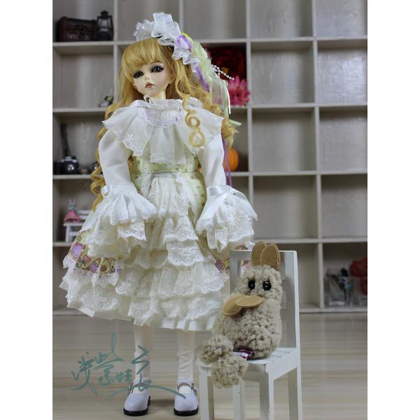 1/4 1/3スケールbjd服アクセサリードレス + 帽子bjd/sd人形、別売人形、靴、かつら、とアクセサリー18D2693