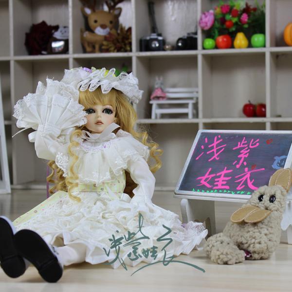 1/4 1/3スケールbjd服アクセサリードレス + 帽子bjd/sd人形、別売人形、靴、かつら、とアクセサリー18D2693