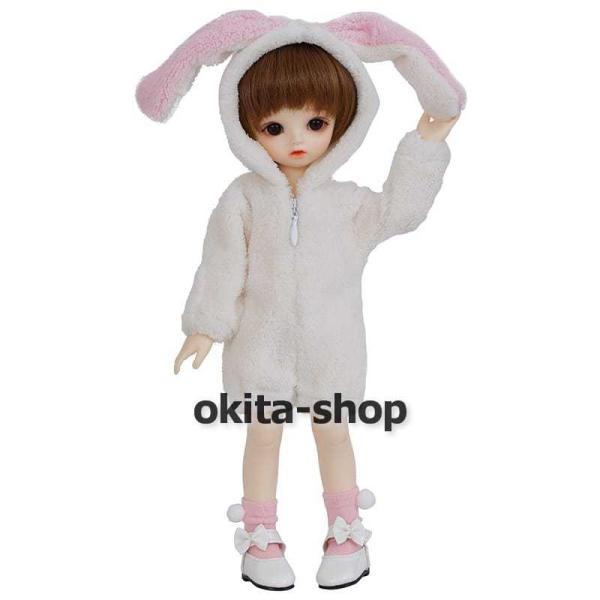 bjd 1/6 球体関節人形 bjdドール 人形 ドール dolls 人形ベッド+ドールボディ可動ボディ ドール本体 美白肌色ヌード人形 顔メイクあり_4