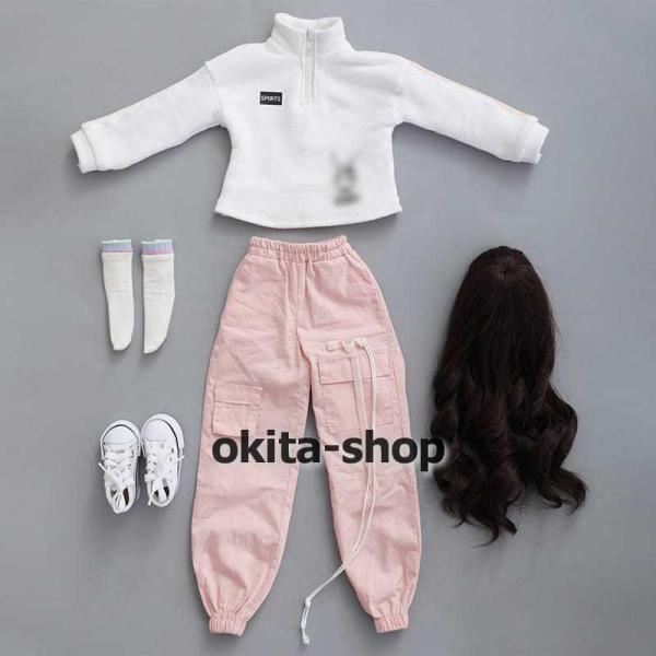 BJDドール 球体関節人形 1／3 人形本体 ヘッド+ボディ+眼球+服装+ウィッグ＋メイク フルセット C 顔メイクあり_5