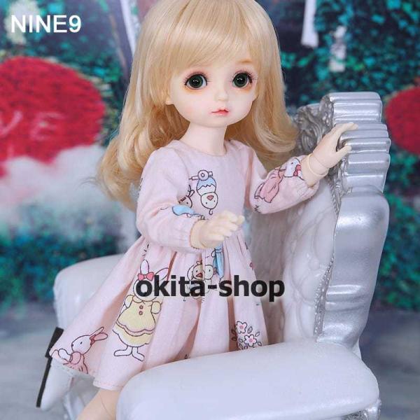 BJDドール 球体関節人形 1／6 人形本体 ヘッド+ボディ+眼球+服装+ウィッグ＋メイク フルセット 顔メイクあり_1
