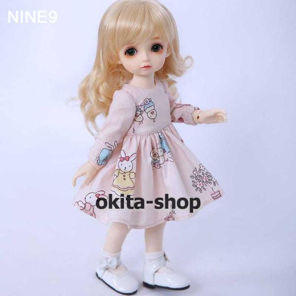 BJDドール 球体関節人形 1／6 人形本体 ヘッド+ボディ+眼球+服装+ウィッグ＋メイク フルセット 顔メイクあり_3