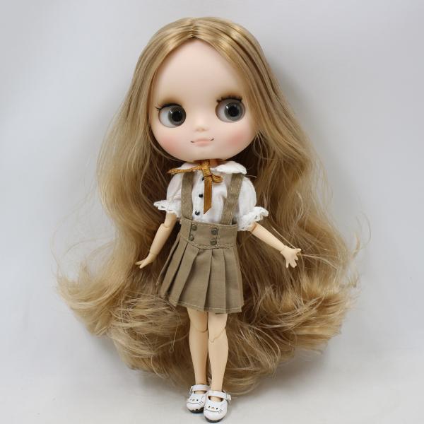 アイシーミディドールシリーズno.ブラウンヘアマットフェイス 1/8 bjd（写真のように_2