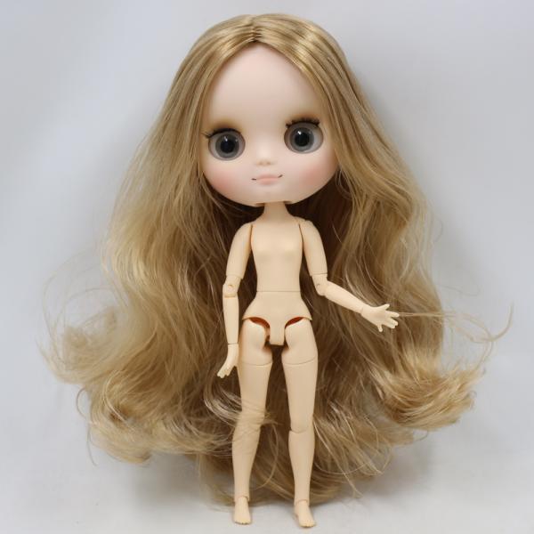 アイシーミディドールシリーズno.ブラウンヘアマットフェイス 1/8 bjd（写真のように_4