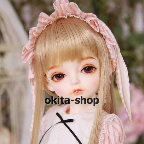 BJD 1/4ドール 本体 40cm 球体関節人形 メイク済 全身セット 眼球 BJDドール 球体関節人形 1／4 人形本体 ヘッド+ボディ+眼球+服装+