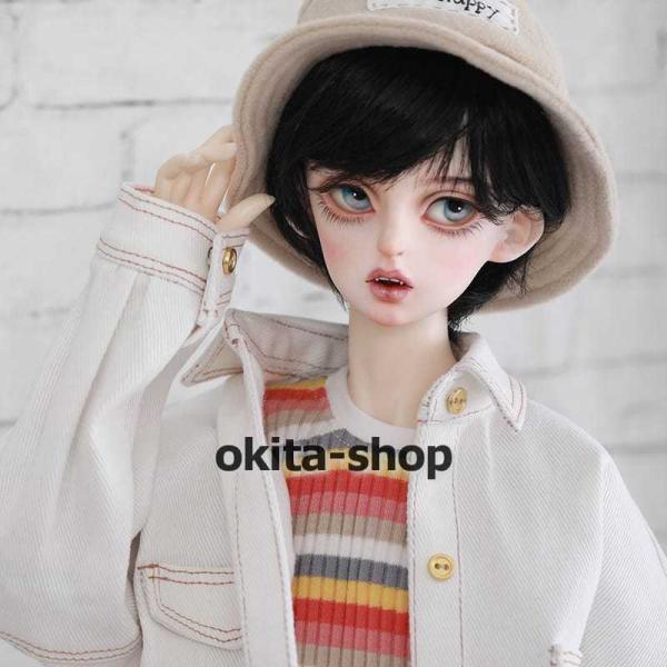 bjd 1/3 球体関節人形 bjdドール 人形 ドール dolls 人形ベッド+ドールボディ可動ボディ ドール本体 ノーマル肌色 ヌード人形 顔メイクあり_2