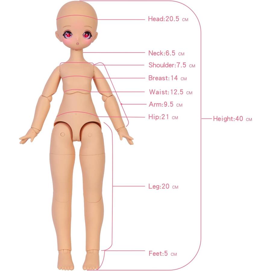 1/4 スケール bjdドール アニメスタイル 塗装済み可動フィギュア 子供