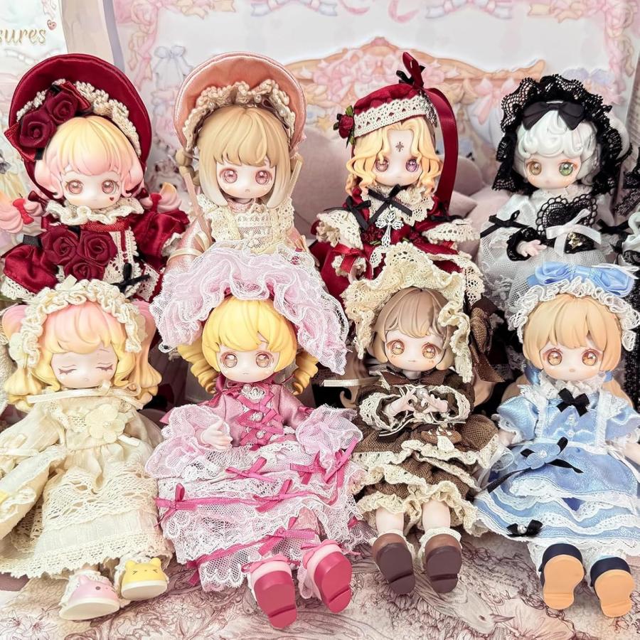 洋人形〈人形を抱いた女の子〉 球体関節人形 aya あや コンパクト 抱き人形 かわいい 女の子 おしゃれ