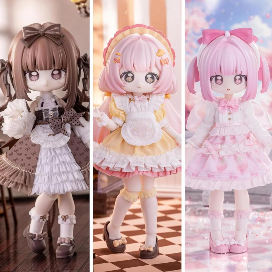 糖指数100％シリーズ BJD可動関節 1/12 ブラインドボックス 着せ替え