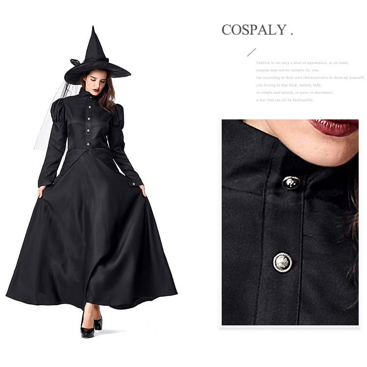 ハロウィン コスプレ 親子服 変装 コスチューム 仮装 魔女 オズの魔法使い レディース 女の子 ドレス ワンピース 演出服_4