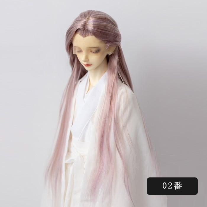 BJDドール用ウィッグ ウィッグ スタイルがある SDサイズ人形用 : 長楽