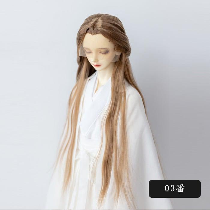 BJDドール用ウィッグ ウィッグ スタイルがある SDサイズ人形用 : 長楽