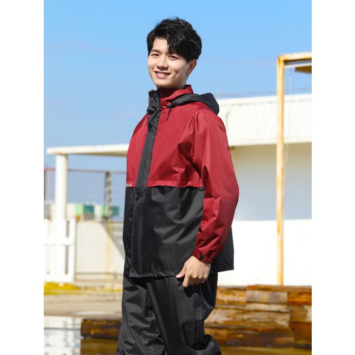 レインウェア 男女兼用 レインスーツ レインコート 雨合羽 上下セット 防水性優 軽量 通勤 通学 自転車 バイク 釣り 農作業に対応 Cl 長楽ストア 通販 Yahoo ショッピング