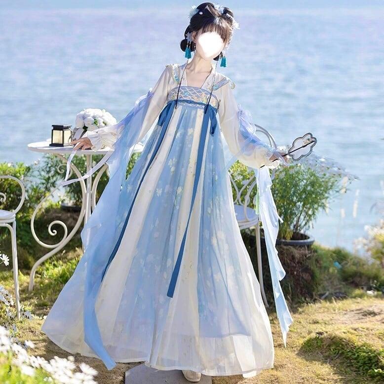 中華ロリータ 漢服 チャイナドレス ドッキングワンピ ショール付き