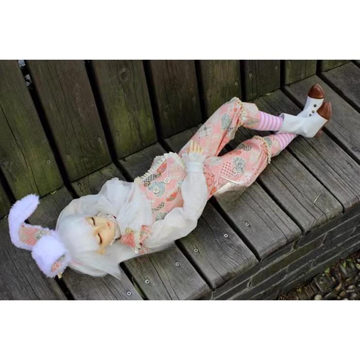 BJD/DD/SDドール服 スーパードルフィー うさぎコスチュームセットの画像