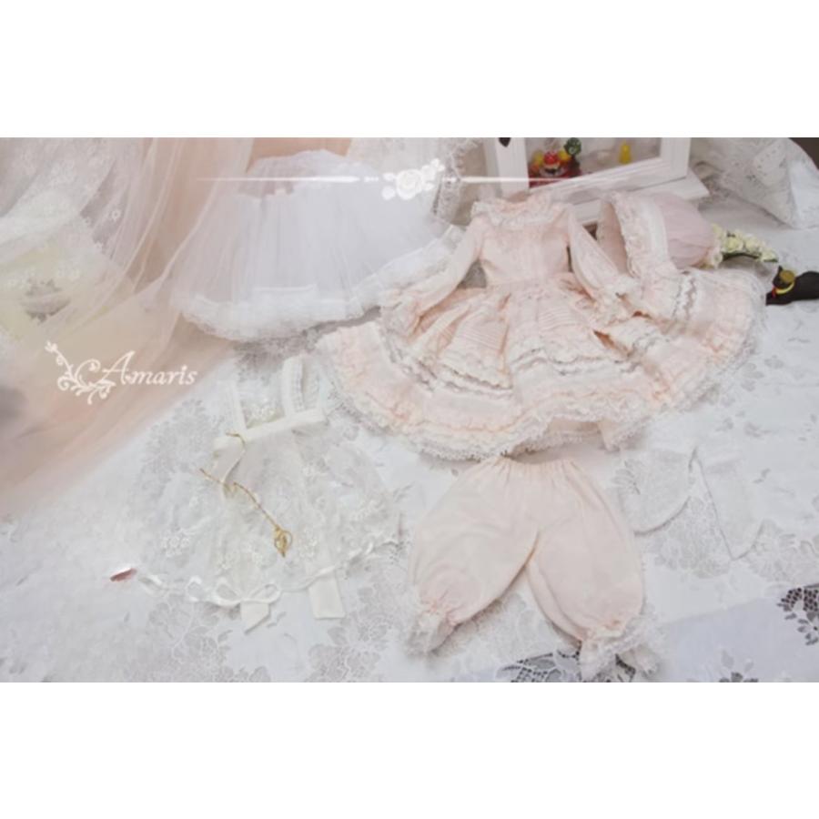 BJD/SDM/MDD/MSDドール服 お姫様 ドレス8点セットの画像