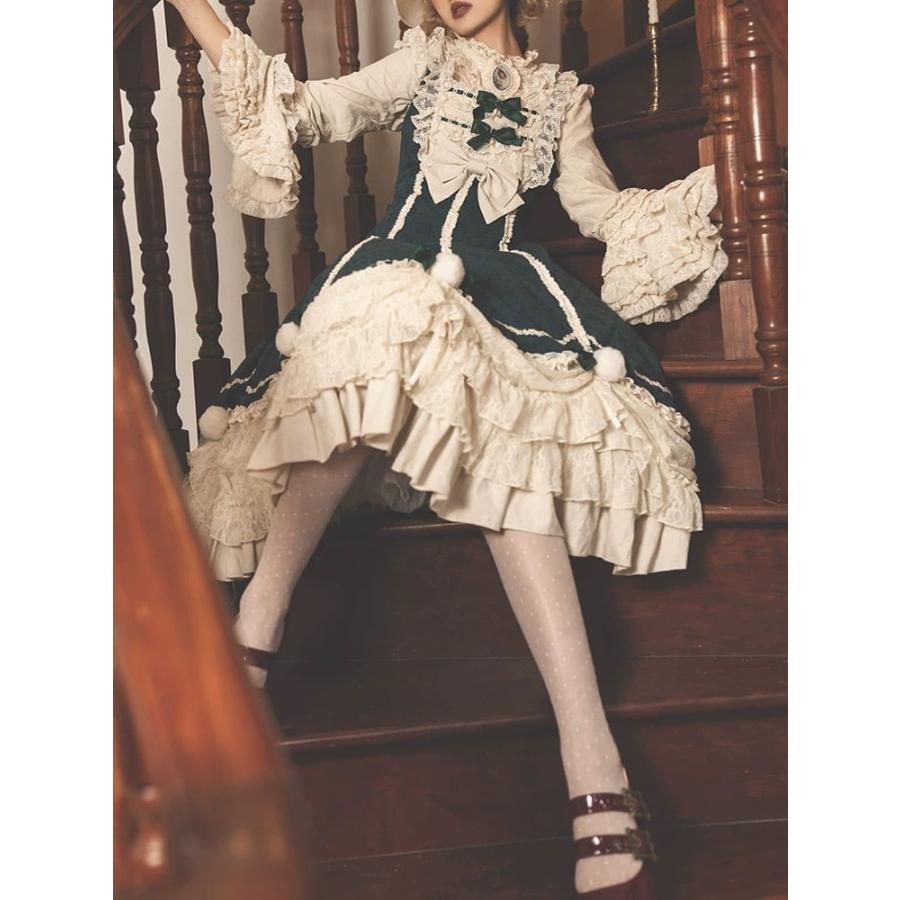 JSK ロリータ エレガント ゴージャス 人気 ローズワルツSP クラシカル フラワーウェディング_4