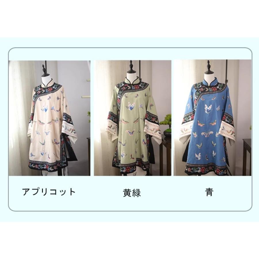 清漢女刺繍華服 レトロスタイル 中国伝統衣装 非漢服_1