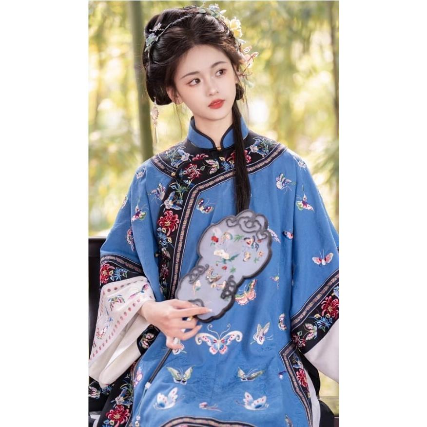 清漢女刺繍華服 レトロスタイル 中国伝統衣装 非漢服_6