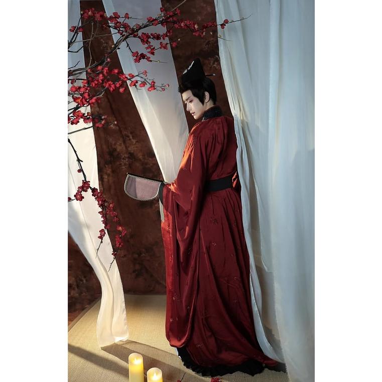 晋代風漢服 3点セット 大袖化蝶柄 ペアルック対応_6