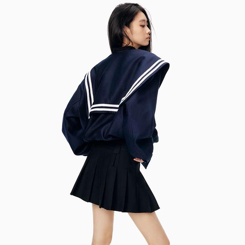 セーラー服 風オーバーサイズジャケット_2