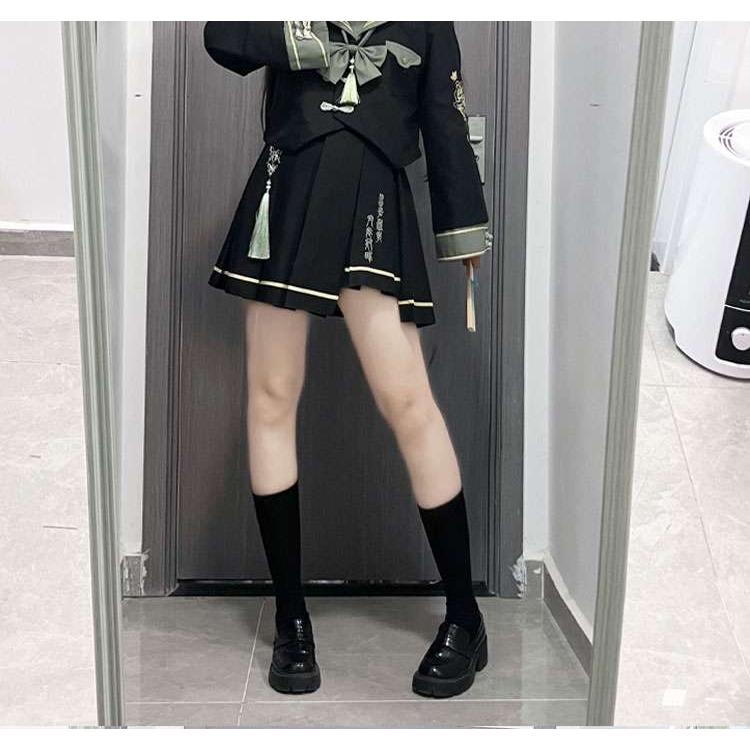 セーラー服 甘めフリル ワンピース_6