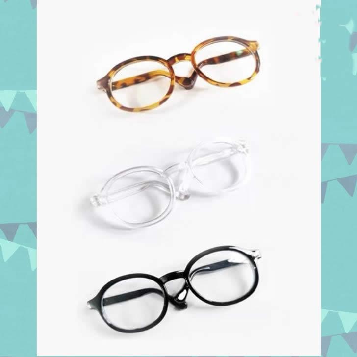 20cm・15cmぬい服】軽量カジュアルメガネ 20cm 15cmぬいぐるみ用 着せ