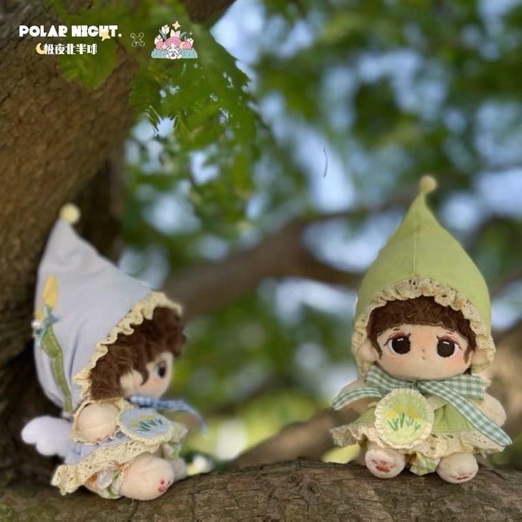10cmぬい服】とんがり帽子の妖精コーデ 10cm着せ替えぬいぐるみ用 棉花