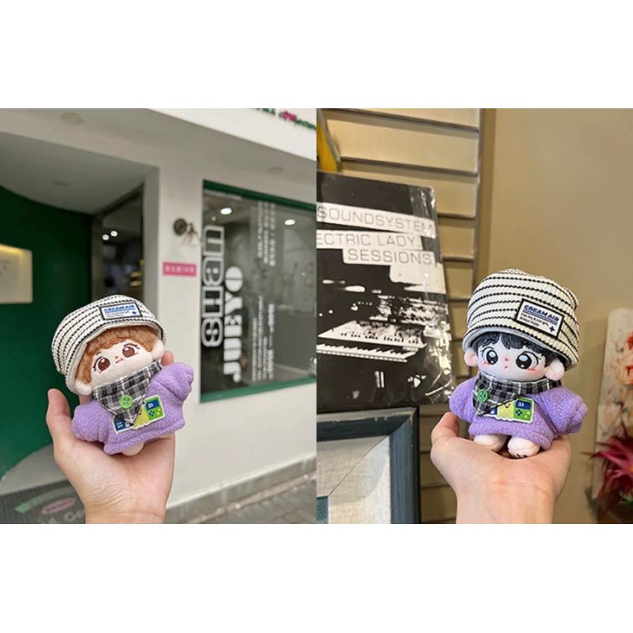 10cmぬい服】カジュアルアウトドアコーデ 10cm着せ替えぬいぐるみ用