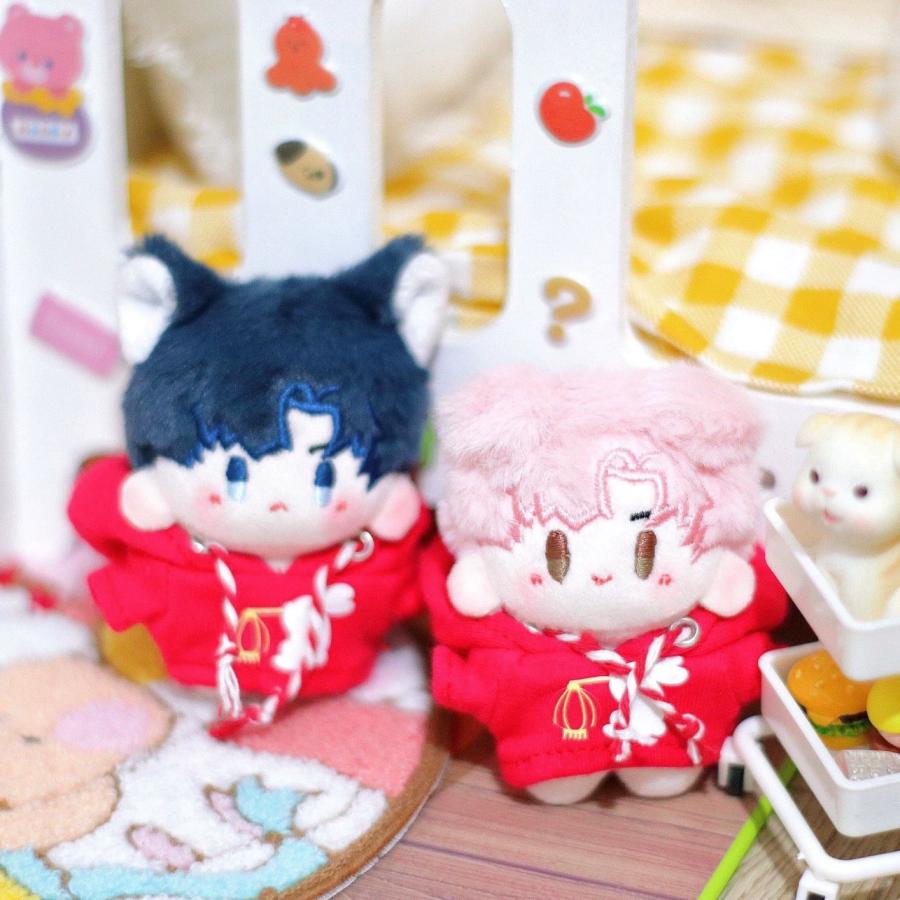 5cmぬい服】うさぎパーカー 5cm着せ替えぬいぐるみ用 棉花娃娃お洋服