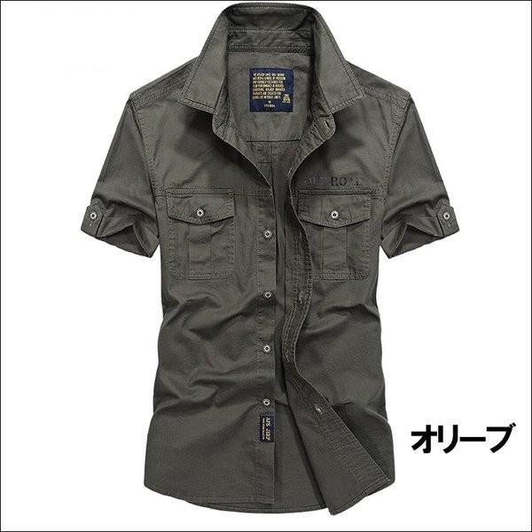 半袖シャツ ミリタリーシャツ メンズ カジュアルシャツ ワークシャツ アウトドア 半袖 ミリタリー 作業着 Heof4y8n 長楽ストア 通販 Yahoo ショッピング