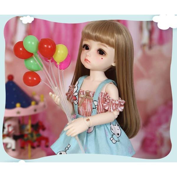 26センチBJD人形1/6 DIYおもちゃの女の子の人形10インチSD人形フルセットアクションフィギュア+メイク+アクセサリー