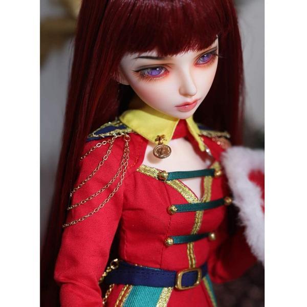 クリスマス女の子-1 / 4BJD人形39.5cm球体関節人形100％手作りSDドールおもちゃと服靴かつら帽子化粧-最高の贈り物