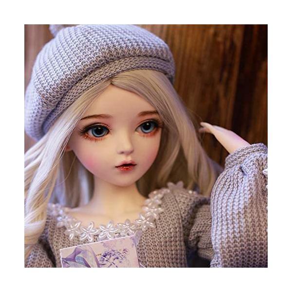 BJD人形1/3 60センチ23.6インチ女の子SD人形衣装アクセサリーボールジョイントDIY人形最高のギフト手作りおもちゃ_1