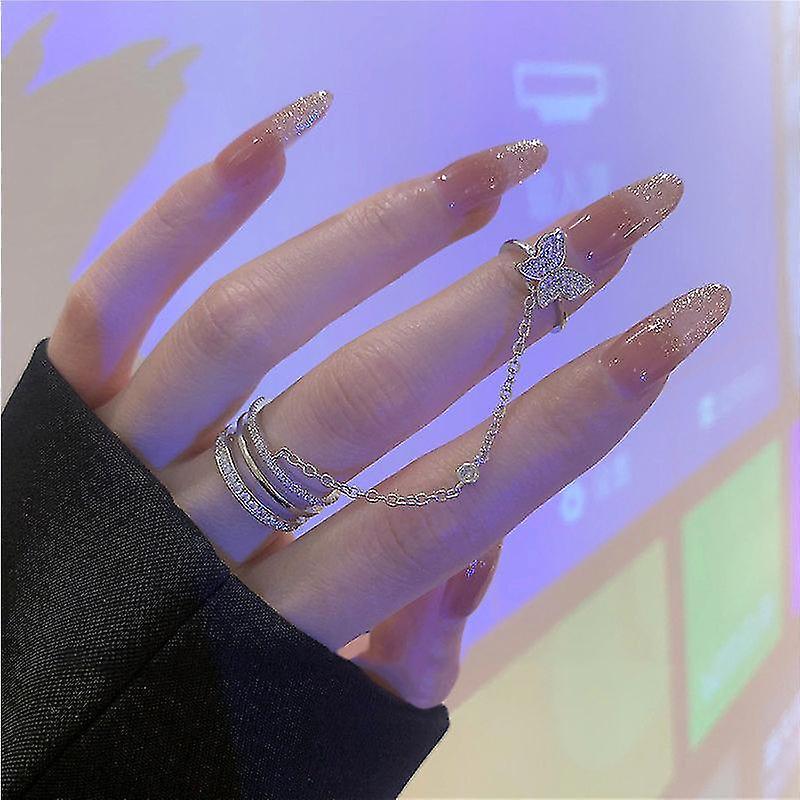 専用！18金　ダブルフィンガーリング　ほぼ未使用品です 18金 ダブルフィンガーリング ほぼ未使用品です