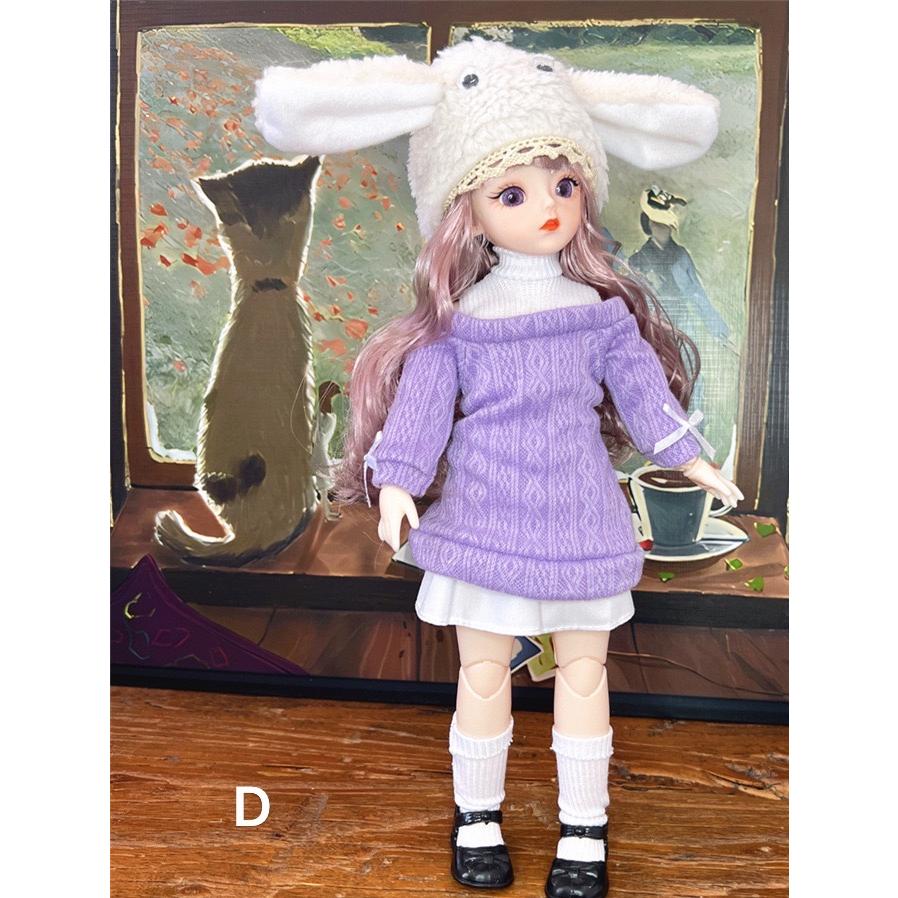 本体プラス服セット bjd 人形本体30cm 人形服 ドール服 1/6 30cm bjd