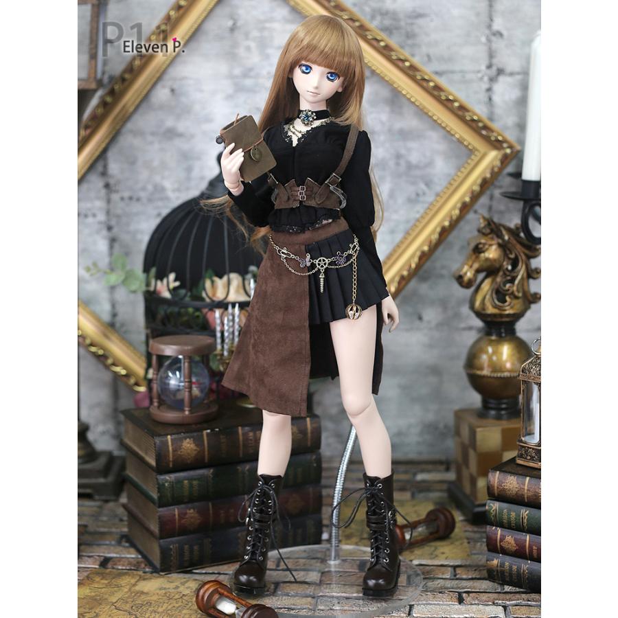 1/3，DD，SD スチームパンク セット服 黒 フルセット ドルフィードリーム 人形用 洋服 オーダー_5