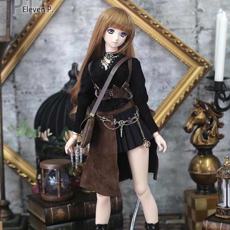 1/3,DD,SD スチームパンク セット服 黒 ドルフィードリーム 人形用