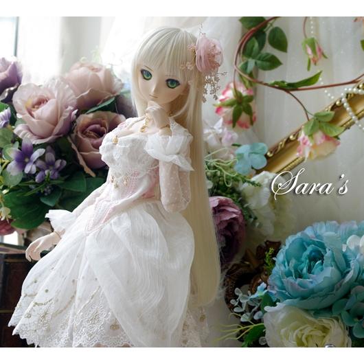 1/3,DD サラ 豪華 レース ウェディングドレス ピンク ドルフィー 1/3,DD サラ 豪華 レース ウェディングドレス ピンク ドルフィー