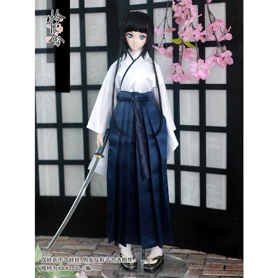 羅紗DD.SD着物セット　紺色縦縞 羅紗DD.SD着物セット 紺色縦縞 着物 kimono SD~SD16 DD - 彩花