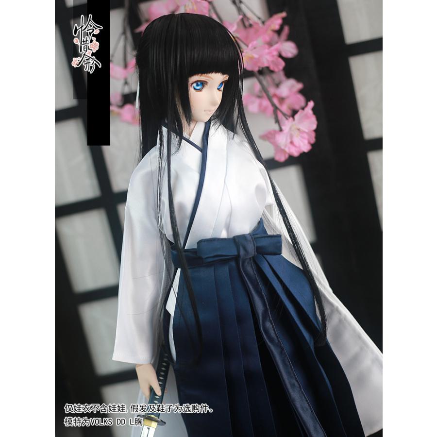 1/3,SD,DD 女剣士 短着物 袴 セット服 ドルフィードリーム 人形洋服