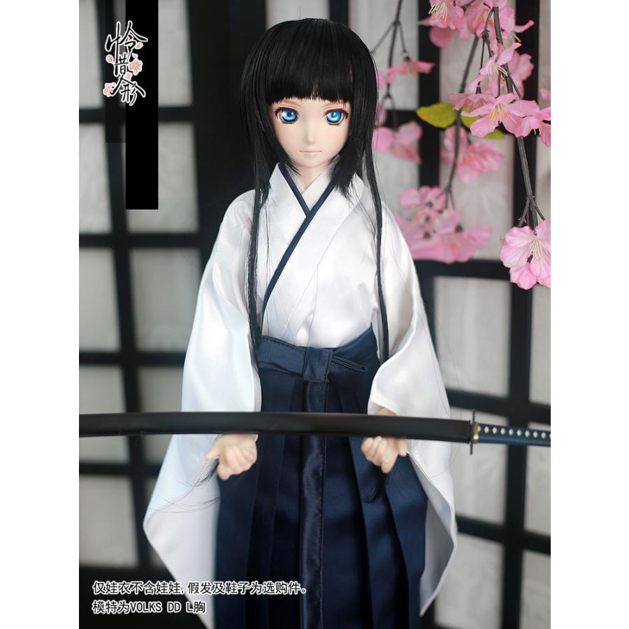 1/3,SD,DD 女剣士 短着物 袴 セット服 ドルフィードリーム 人形洋服