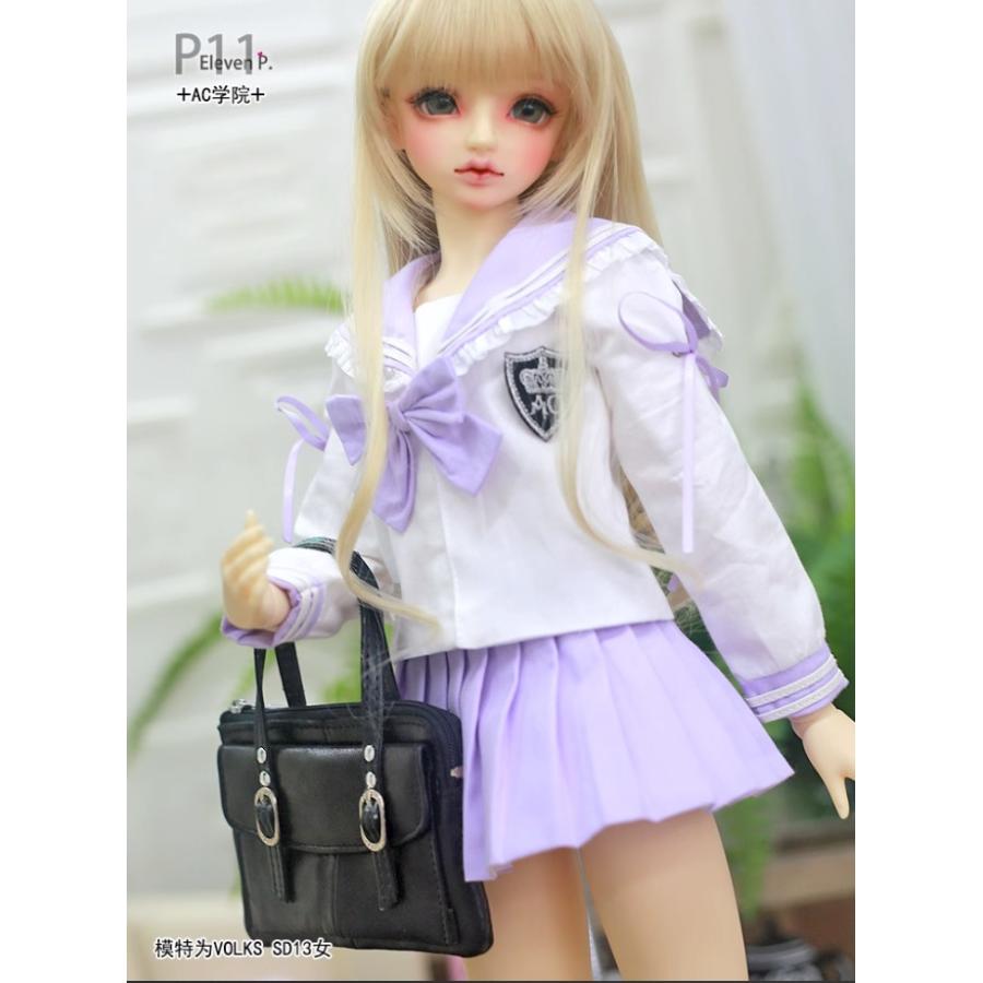 1/3，DD，SD セーラー服セット 淡紫 ドルフィードリーム ドール服 オーダー_2