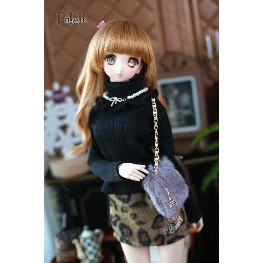 1/3，SD，DD セーター 豹柄 ミニスカート セット服 ドルフィードリーム ドール洋服 オーダー