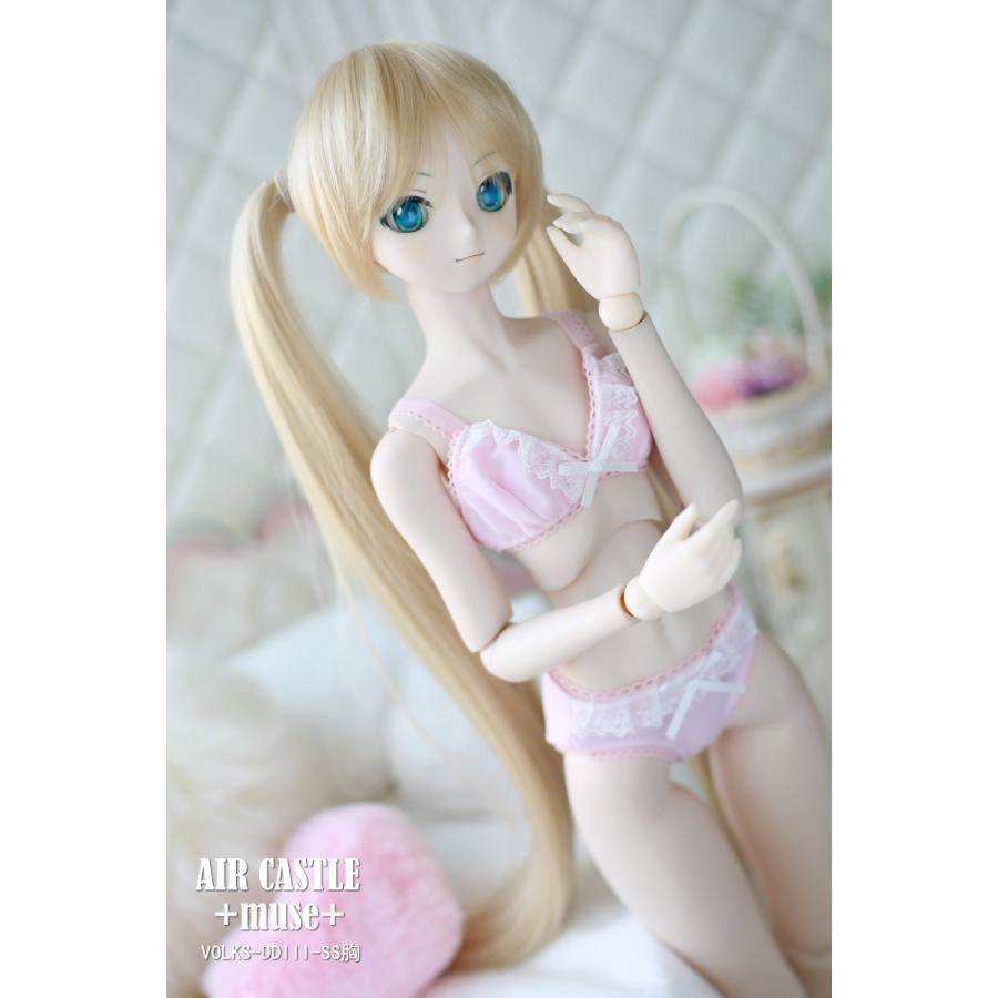 1/3,DD,SD セクシー ブラ&ショーツ 白 ドルフィードリーム ドール下着