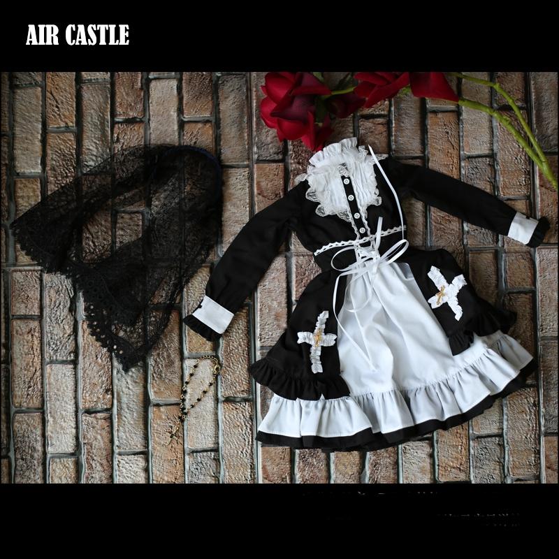 1/3,SD,DD シスター 修道女 ワンピース セット服 ドルフィードリーム
