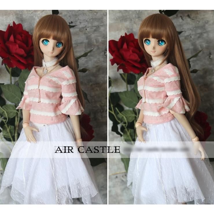 1/3，DD，SD フリルトップス メッシュスカート セット服 ドルフィードリーム 人形用 オーダー