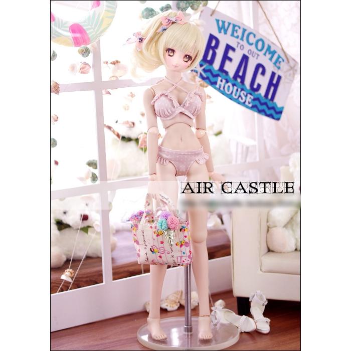 1/3，DD ホルターストラップビキニ ピンク ドルフィードリーム 人形用水着 オーダー_2